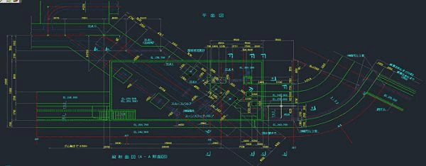 (2枚目): AutoCADで制作した建築平面図のCAD図面事例