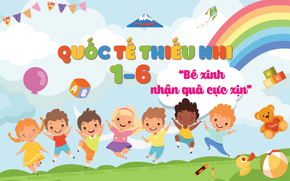FUJINETによる6月1日国際子どもの日 