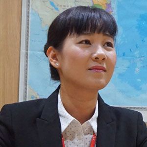 Chị Hoàng Đình Lệ Ngân cựu sinh viên trường Đại Học Bách Khoa TPHCM.