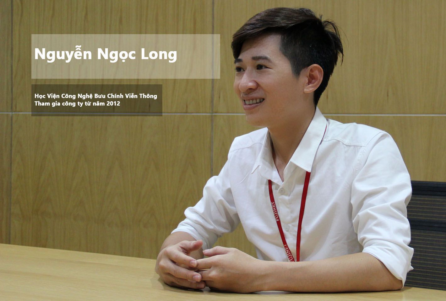 Anh Nguyễn Ngọc Long cựu sinh viên trường Học Viện Bưu Chính Viễn Thông TPHCM.