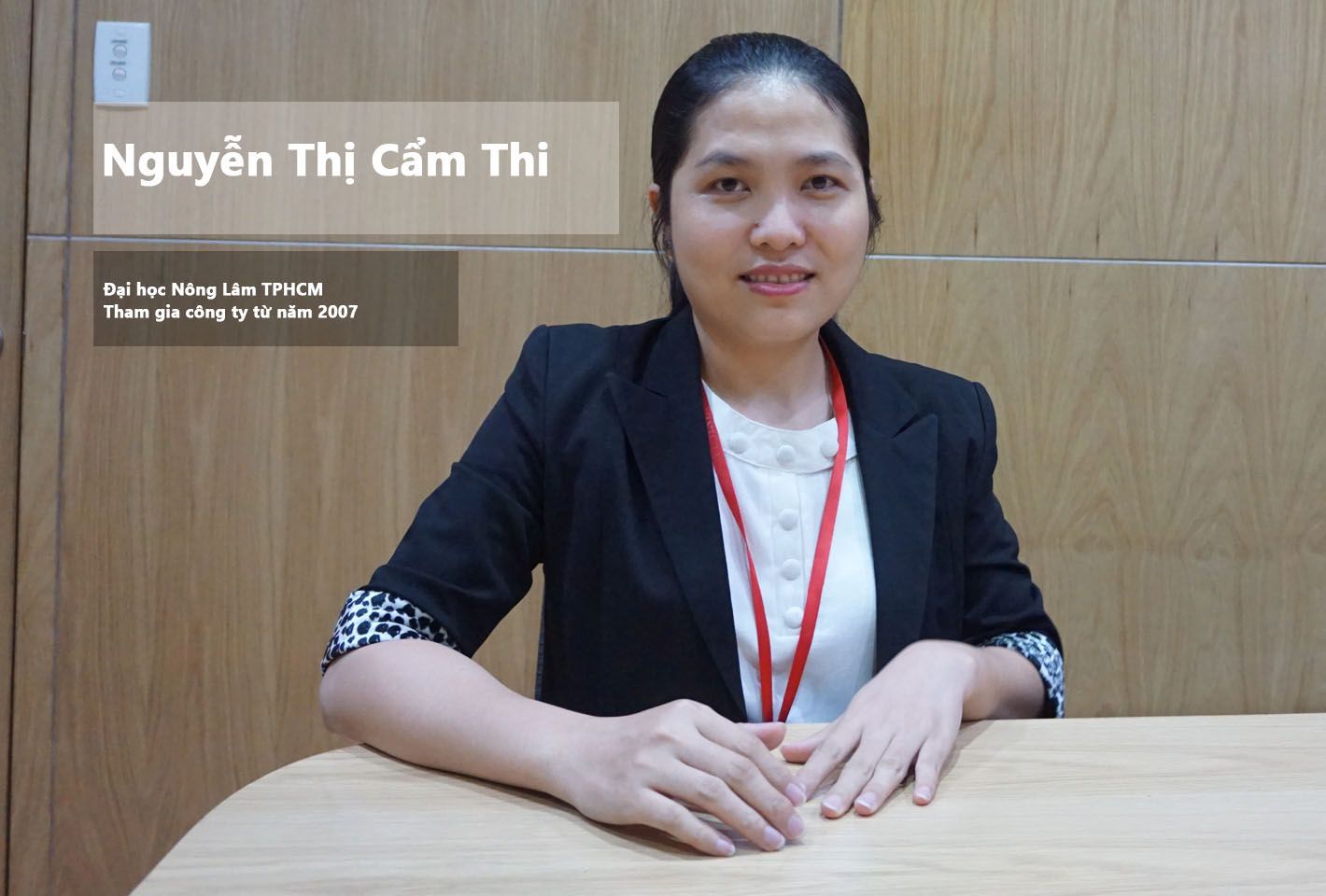 Chị Nguyễn Thị Cẩm Thi cựu sinh viên trường Đại Học Nông Lâm TPHCM.