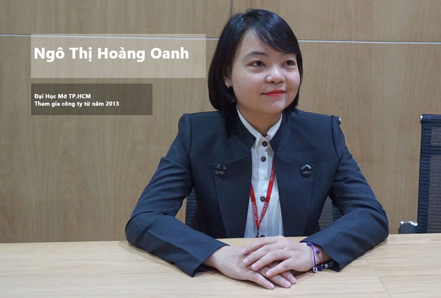 Chị Ngô Thị Hoàng Oanh cựu sinh viên trường Đại Học Mở TPHCM.