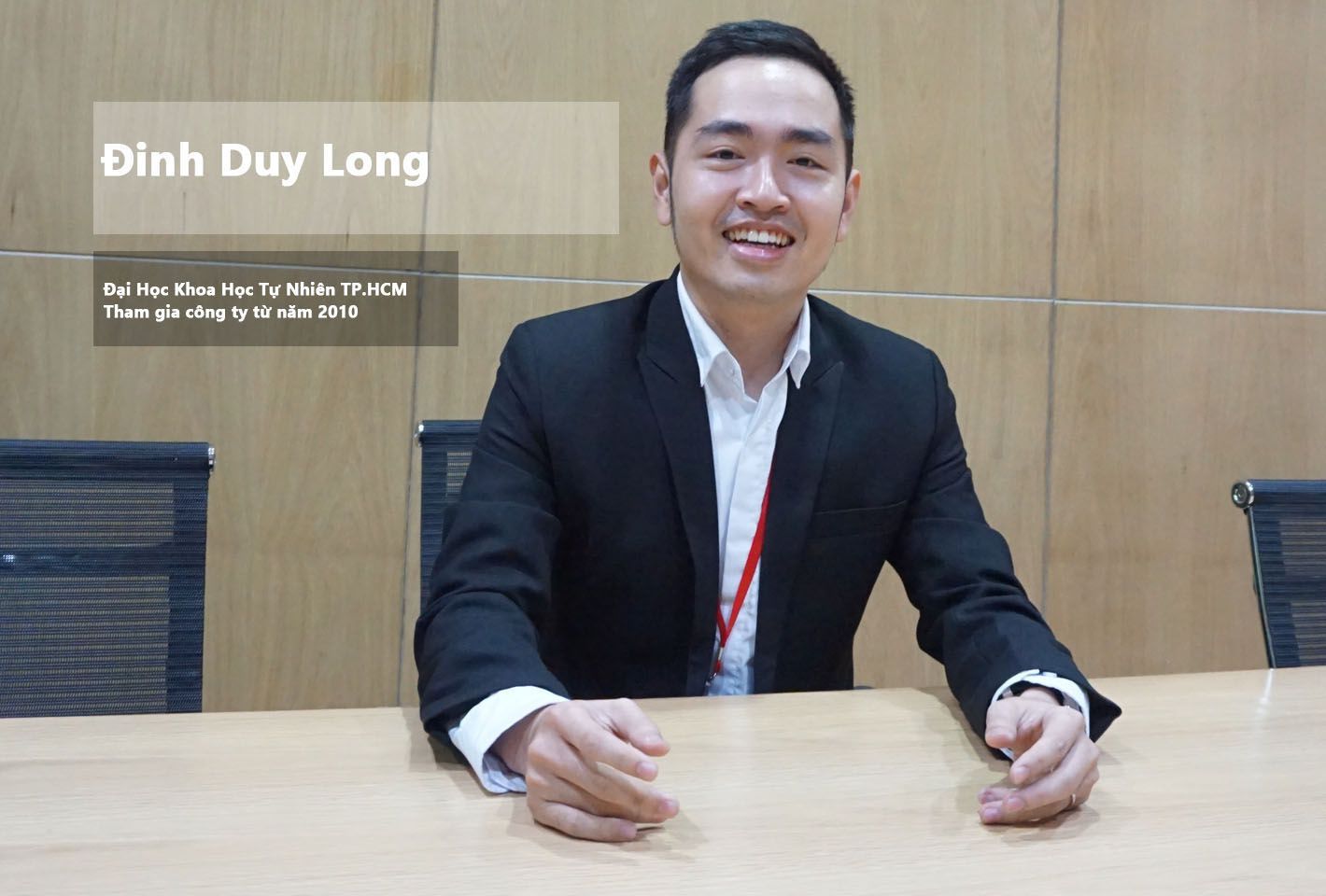 Anh Đinh Duy Long cựu sinh viên trường Đại Học Khoa Học Tự Nhiên TPHCM.