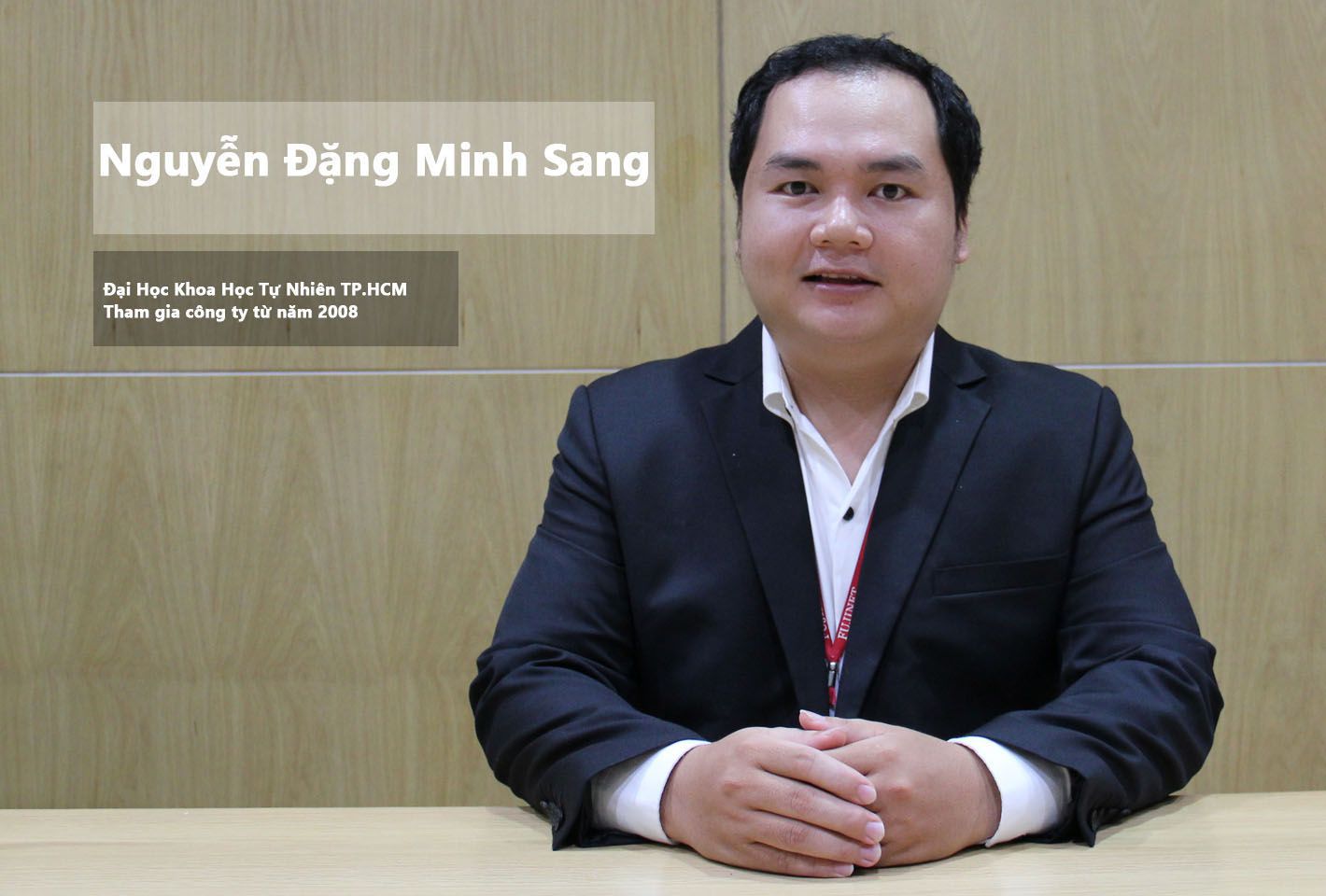 Anh Nguyễn Đặng Minh Sang cựu sinh viên trường Đại Học Khoa Học Tự Nhiên TPHCM.